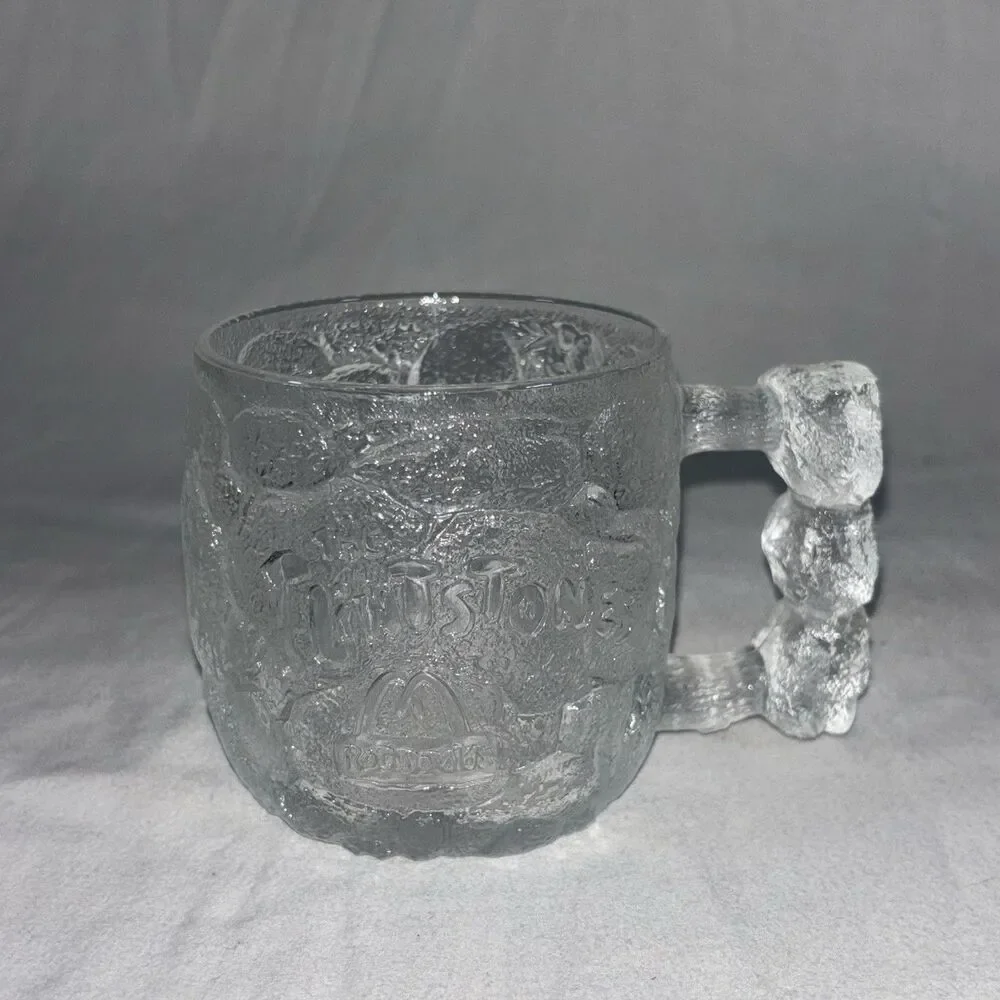 McDonald’s Flintstones Collectible Glass Mug Made in USA 1996 Vintage